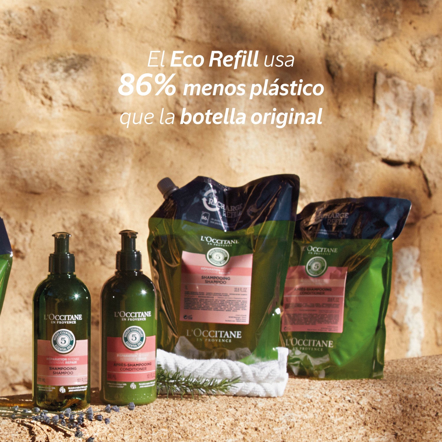 Refill Acondicionador Reparador Aromacología 1L