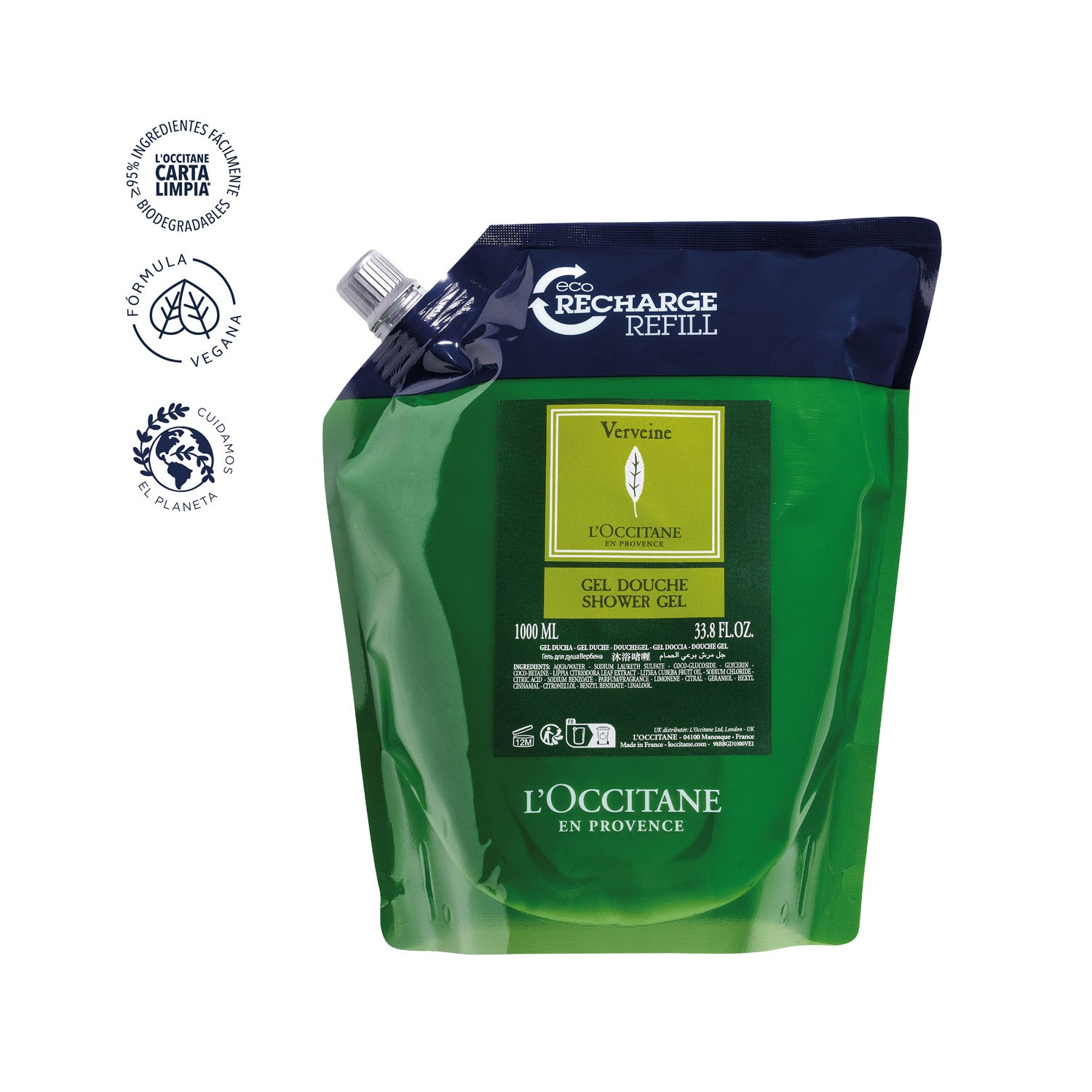 Refill Gel de Ducha Verbena 1Lt