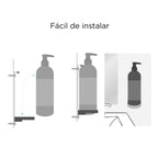 Soporte Dispensador Acero Inoxidable